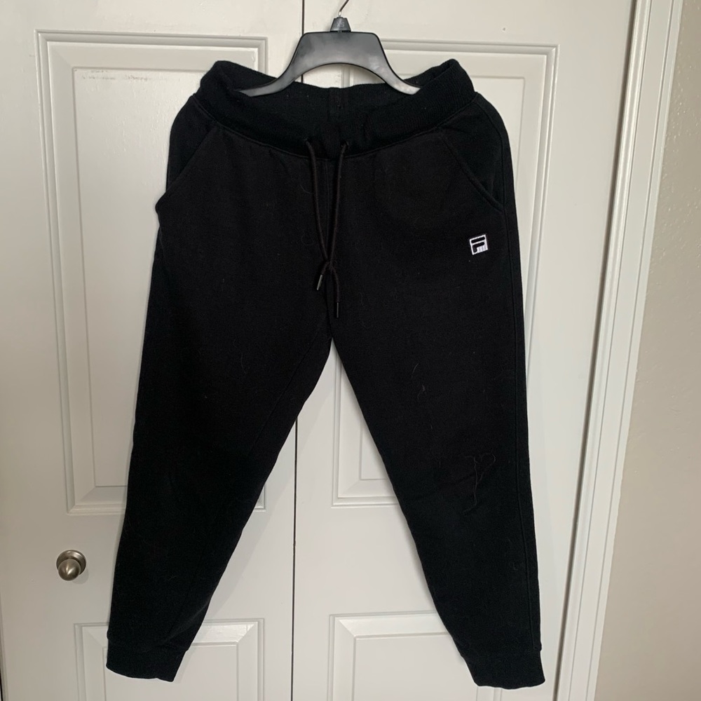 FILA | small black sweatpants joggers | like new, no issues